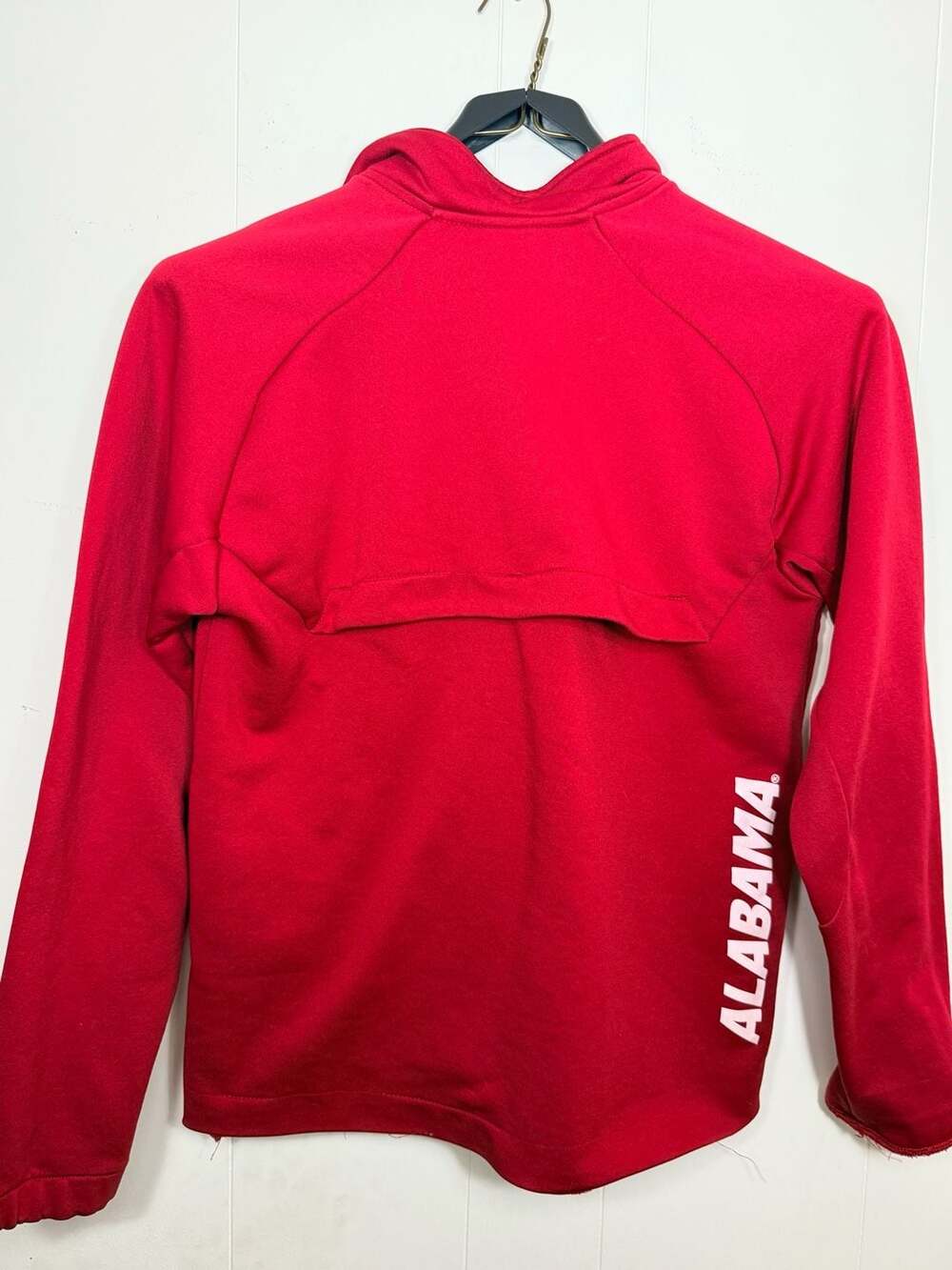 Genuine Stuff Alabama Crimson Tide 1/4 Zip Pullover Jacket Youth Large 14/16 Red - Picture 3 of 4
